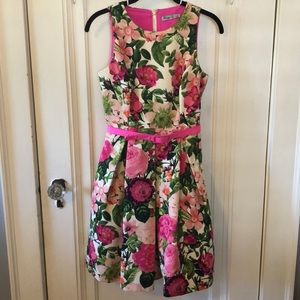 Pink Floral Eliza J Dress